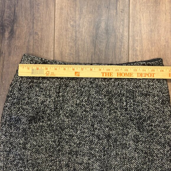 Coldwater Creek VTG Womens Tweed Shimmery Pencil Skirt P12 Academia Preppy Goth - Picture 7 of 9